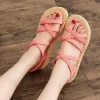 sandales plates pour femmes, sandales à semelle souple, à la mode, antidérapantes, légères, décontractées, chaussures de plage à enfiler, nouvelle collection été