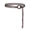 2025 nouveau bohème macramé tressé ceinture noir chameau beige longue corde tissé noeud style ethnique à la main vacances femmes ceintures bz0003