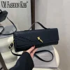 Sacs pour femmes élégants noir rétro en cuir PU motif Crocodile rabat pochette pour femmes sac de soirée sac à bandoulière