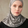 hijab intérieur musulman sportif pour femmes, motif d'impression géométrique, turban instantané pour dames, bandeau, modèle d'en tête