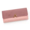 sacs à main longs pour femmes portefeuille nouvelle mode long porte monnaie porte carte petites dames portefeuille femme moraillon mini pochette billetera bolas