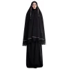femmes musulmanes burqa robe deux pièces costume ethnique dame hijab abaya costume ramadan eid prière vêtement