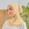 Sous écharpe Hijab casquette femmes Stretch sous casquettes couleur unie Hijab sous écharpe femme Hijab casquette unisexe Hijab chapeaux Turbans pour les femmes