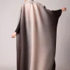 abaya ouvert de dubaï, vêtements de soirée de luxe pour femmes, arabe décontracté, pleine longueur, eid abaya, manches longues, manteau plissé, bal formel