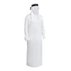 tenues masculines arabe uae robe pour hommes manches longues arabe musulman moyen orient col rond dubaï thobe longue abaya avec bandeau sangle