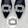clips pour chaussures de mariage 1 paire de boucles en strass cristal pour talons de mariée chaussures à talons hauts avec fermoirs en strass comme accessoires