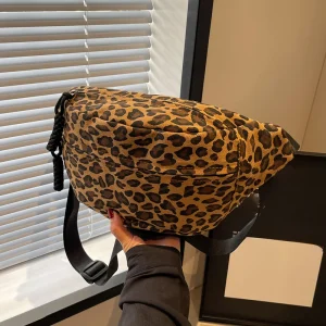 Sac de taille pour femme, sac de poitrine vintage avec bretelles réglables, sac croisé diagonale, adapté aux voyages et à un usage quotidien