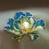broches élégantes en perles de fleur de pivoine pour femmes et filles, mode exquise, chemise, robe, sac à dos, costumes, épingles de chapeau, cadeaux de corsage