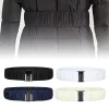 Ceinture de décoration élastique pour femmes, pour vêtements, manteau bouffant, veste