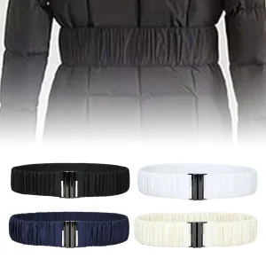 Ceinture de décoration élastique pour femmes, pour vêtements, manteau bouffant, veste