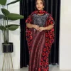 robe longue d'été ample pour femmes/dames, maxi, imprimé, manches courtes, abayas, style africain, nouvel arrivage 2025