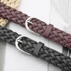 ceinture tressée vintage pour femmes, avec pantalon décontracté, robe, section fine, sans trous, vente en gros transfrontalière