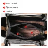 sac à main pour femme noir haut de gamme en cuir de vache de haute qualité avec grande capacité et imprimé de lettres
