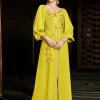 eid musulman abaya robe caftan broderie lanterne manches robes de pansement diamant élégant robes abaya fête caftan ramadan