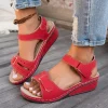 femmes sandales été nouveau bout ouvert mode sandales 2025 nouveau doux sexy boucle compensée chaussures orthopédiques femme sandalias de mujer