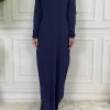 robe hijab pour femme musulmane, vêtement islamique, décontracté, marocain, dubaï, abaya, turquie