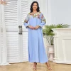 Abaya-Robe longue de soirée pour femmes musulmanes, brodée de diamants, Jalabiya, Maroc, Dubaï, Abayas, Kaftan, Educational, Eid Ramadan