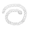 ceinture classique en argent de style ethnique pour femmes, chaîne de taille traditionnelle en métal, bijoux de poignet, pompon, robe de danse, chaînes pour femmes