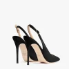 sandales à talons femmes gladiateur été 2025 marque de luxe slingbacks pointu talons hauts chaussures creux élégant dames chaussures femmes