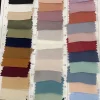Écharpe hijab en satin velours premium pour femme, châle uni doux, turban musulman, ramadan chic