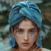 e56a elegant women's backs turban head enveloppent confortable à mode
