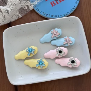 Épingles à cheveux et clips accessoires pour femmes fille crabe populaire à la mode leader mode mignon maquillage Kawaii bonbons kpop strass nouveau