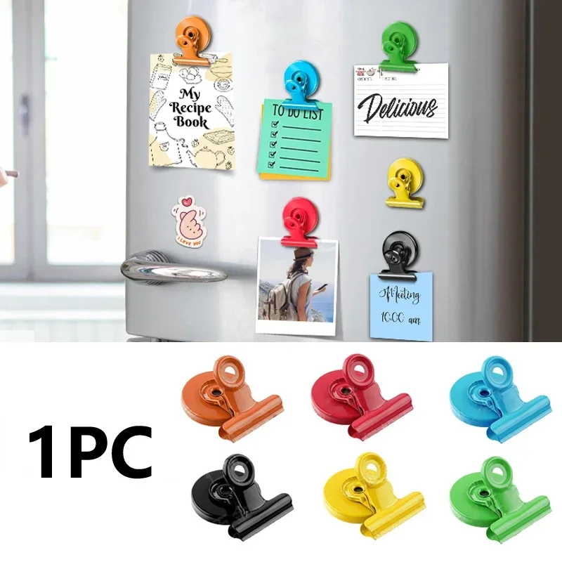 Aimants de réfrigérateur aimants de réfrigérateur Clips magnétiques liste détaillée robuste affichage attaches en papier sur la maison et le bureau