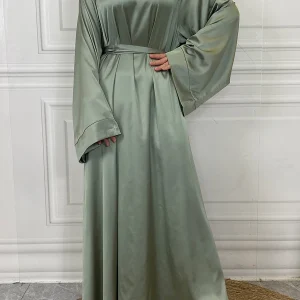 Abaya modeste Ramadan Musulman De Mode Maxi Robe turquie Caftan vêtements islamiques Musulman pour les femmes Robe Hijab Caftan robes