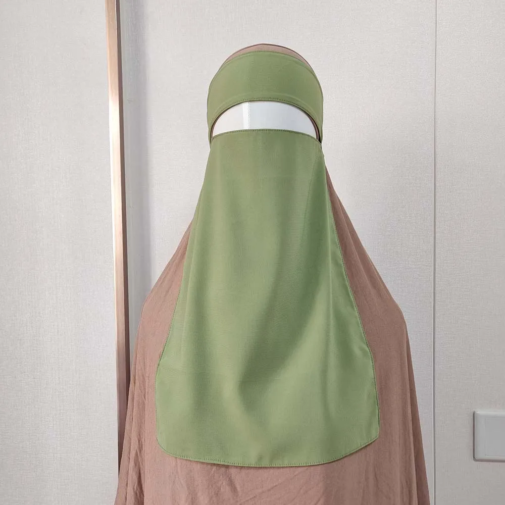 niqab en mousseline de soie de qualité supérieure pour manger des femmes musulmanes couverture du visage voile hijab kopftuch écharpe islamique hijabs musulmans femme foulard