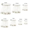 kraball 100 pièces épingles de sûreté broche en acier inoxydable pour vêtements marques de positionnement vêtements et fabrication de bijoux accessoires outil