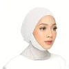 turban artificiel astique doux à lacets pour femme, sous bonnet, hijab nikobservateur, Écharpe de sauna