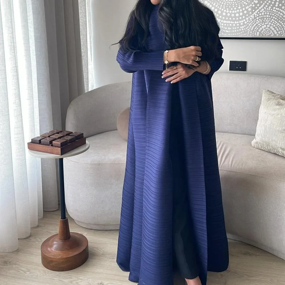 kaf – abaya de luxe pour femmes, couleur unie, design classique en dentelle, ample, grand arabe, vêtements de festival traditionnels, nouvelle collection automne 2025