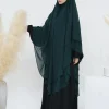 mousseline de soie niqab foulard khimar abaya damen arabie saoudite turquie islam musulman hijab robe vêtements de prière abayas pour les femmes kebaya