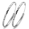 les boucles d'oreilles à grande bague de luxe en argent sterling 925 exquises sont des cadeaux de bijoux de créateurs originaux pour les fêtes de charme des femmes et w