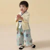 kimono japonais pour enfants, vêtements traditionnels pour bébés filles et garçons, imprimé floral, couleurs patchwork, vêtements de festival yukata, nouvelle collection 2025