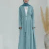 ramadan lune brodé abaya kimono damen dubaï luxe 2025 islam caftan musulman robe modeste kebaya caftan abayas pour les femmes