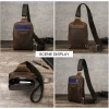 sac de poitrine en cuir véritable pour hommes, petit sac à bandoulière initié, sac banane, mini sac ceinture, loisirs, voyage, sports de plein air