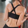 soutien gorge de sport respirant pour femme, haut de fitness anti transpiration, soutien gorge de yoga sans couture, haut court antichoc, soutien gorge push up, haut d'entraînement de gym