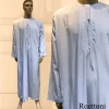 manches longues aman abaya 1 pièce jubba thobe pour hommes caftan pakistan musulman arabie saoudite djellaba islam vêtements robe de prière afghan