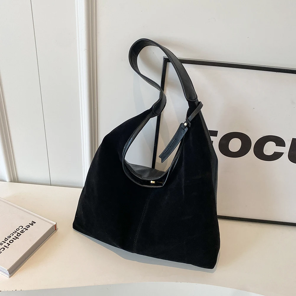 Sac à main Vintage pour femmes, sac à bandoulière, couleur unie, grande capacité, sacs de Shopping, fourre-tout pour dames, automne hiver