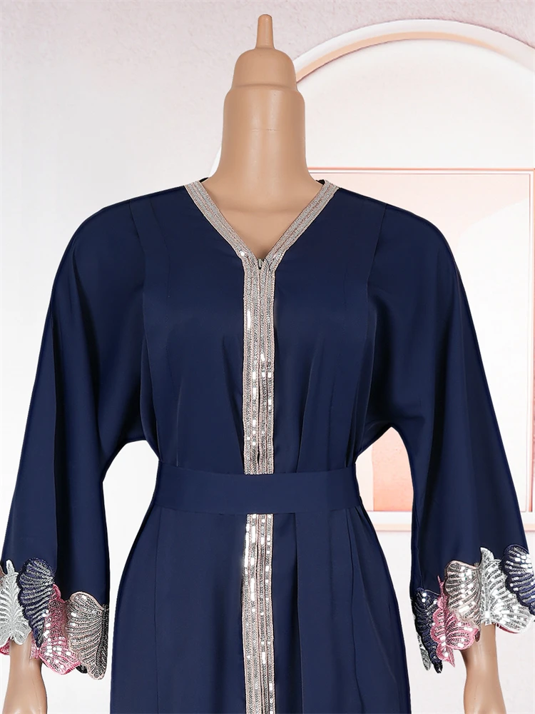 hijab abayas pour femme luxe diamant à manches longues robes dubaï turquie fête robes de soirée caftan marocain femme vêtements musulmans