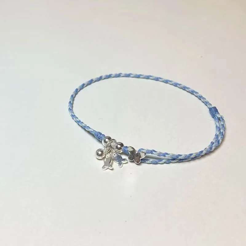 fish bracelet for women handmade woven colored rope boho wrap charm bracelet friendship popular jewelry
