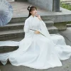 robe traditionnelle chinoise hanfu moderne pour femmes, kimonos mujer, style de la dynastie tang, hanbok cosplay, robe de princesse féerique, costume blanc