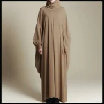Robe de prière islamique Khimar Jilbabs Ramadan manches chauve-souris Polyester doux Caftan Marocain femmes musulmanes entièrement couvert Hijab Abaya