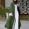 Abaya – Kimono musulman à rayures solides, Cardigan ethnique rétro, Robe de dubaï, moyen-orient, arabie saoudite, vêtements Eid, nouvelle mode 2024