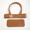 sac en cuir à double poignée pour femmes, matériel de bricolage, matériaux de tissage cousus à la main, accessoires de sac en rotin