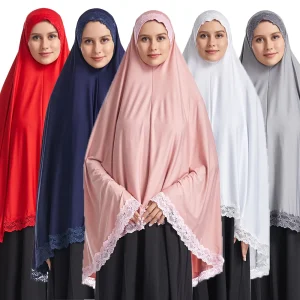 Foulard de tête pour femmes musulmanes, tiens imar Abaya, Long Hijab, Caftan Burqa, Vêtement de prière islamique, Turban aérien, Hijab, Châles, Wraps Ramadan