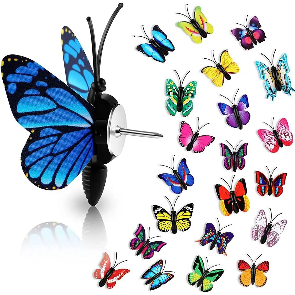 Punaises papillon punaises décoratives punaises papillon punaises colorées mignonnes pour mur photo panneau de liège (30 paquets)