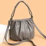 Sac messager en cuir élégant pour femmes, haut de gamme, luxe, détail élégant, tendance, quotidien, Vintage, sac décontracté ​