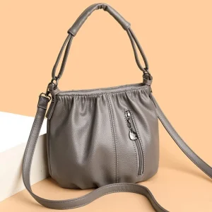Sac messager en cuir élégant pour femmes, haut de gamme, luxe, détail élégant, tendance, quotidien, Vintage, sac décontracté ​